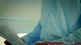 Bound and Punished Teen Slammed Hard by Massive BBC