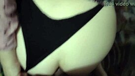 Blonde Latina Gives Blowjob In Lingerie