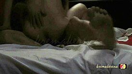 kgirl and her hot girlfriend get intimate at home