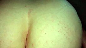 Big ass babe rides huge dildo to orgasm