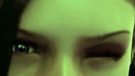 巫师叶奈法在3D色情游戏中激烈性爱