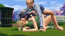 Public Slut Plays Outdoor Game in Exposed Spots