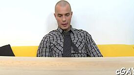 sophisticated gay stud enjoys deep anal poundings in a bareback contest