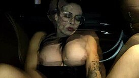 Petite Morena Fucks In Car