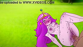 Princess Bubblegum Fucked In The Park!
