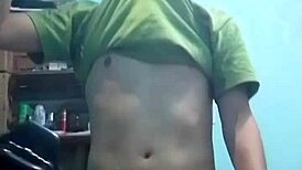 Couple films themselves fucking doggy style in thong and panties.