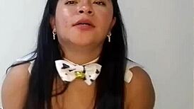 Latina Babe In Costume Teases Wet Pussy And Big Tits With Dirty Talk