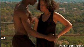 african couple enjoys sensual massage and romantic fantasy