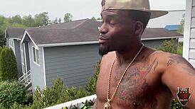 Big Cock Rome Major Cums on Virah Payam's Tongue