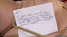 Subs endure agonizing bondage punishment