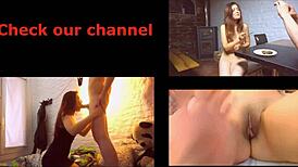 Come see this delicate young 18+ having hot sex with a monster cock at home