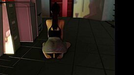 Edwina Plays with Anal Toys for Cum on Soles and Feet!