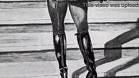 i explore vintage drawings from antique comics