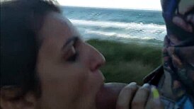 i passed my dick in her on the sand