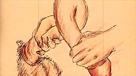 Ever seen such steamy vintage erotic drawings come to life?