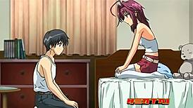 yo, caught step sis and bro in hentai action!