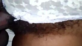 this housewife in black panties seduces me to taste her tight pussy