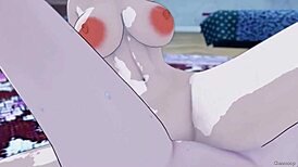 Why are these 3D hentai big tit students titty fucking at work?