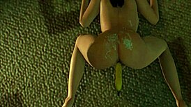 Edwina Plays with Anal Toys for Cum on Soles and Feet!