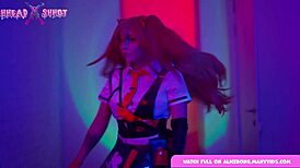 Redheaded bitch was fucked hard in her wet pussy alicebong