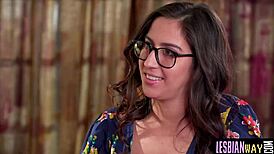 Cute Blonde Lesbian Eats Hairy Pussy