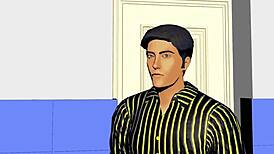 Devar Gives Bhabhi Intense Cartoon Fucking In 3D