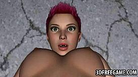 just saw this 3d redhead lesbian babe getting her wet pussy licked good