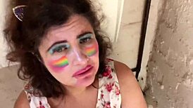 I love swallowing cum and piss after rough sex