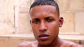 Damn, unloading hard on the balcony at home!