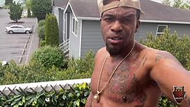 Big Cock Rome Major Cums on Virah Payam's Tongue