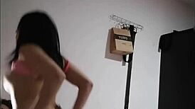 Colombian girlfriend returns for passionate homemade fucking