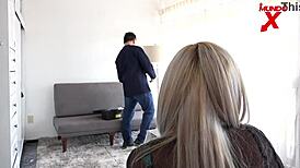 Electrician surprises boss with hardcore ass fucking