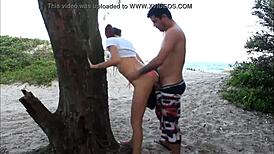 i passed my dick in her on the sand