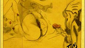 i love these vintage erotic drawings, theyre so antique and retro.