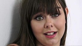 Hot teen with perfect tits and ass in her first hardcore porn scene with family vibes