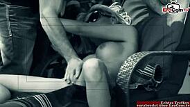 Busty Blonde Slut SEDUCED by Pool for Raw OUTDOOR SEX. She Takes It Hard in Tight Spots!