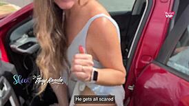 We fucked in the street with cars watching, he came inside