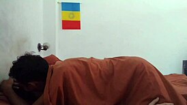 i woke up my hairy gay stud with a nice blowjob, taking advantage of his morning erection in this amateur bareback scene.