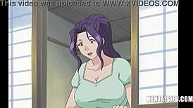 Cheating Busty Jap Wife and Slutty Mother-in-Law in Wild Assfucking