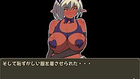 i masturbate my elf slut in this hentai game until she cums
