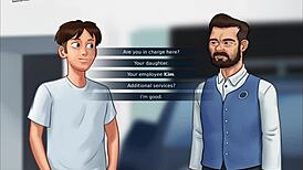 Summertime saga unfolds in erotic cartoon adventure.