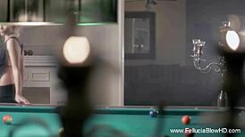 Blonde Beauty Performs Sensual Blowjob And Swallows Cumshot During Romantic Night