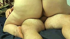 Feeling intense passion as BBW rides hard cock in POV hentai.