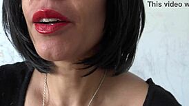 Real Stepmother Shows Hairy Pussy To Stepson