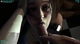 Jill Valentine S.T.A.R.S. Interrogation in Resident Evil Parody by Niisath.