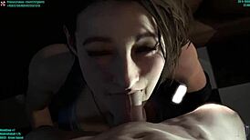 Jill Valentine S.T.A.R.S. Interrogation in Resident Evil Parody by Niisath.