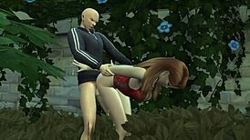 Exploring The Sims 4 Tigress Character in Anime Game