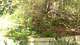 Teen redhead wanna bang a total stranger, oops