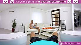 Hot pizza girl handles big cock