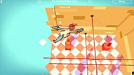 in this odymos lgbt hentai game ep 2, they fuck the ceiling lamp as an anal plug.